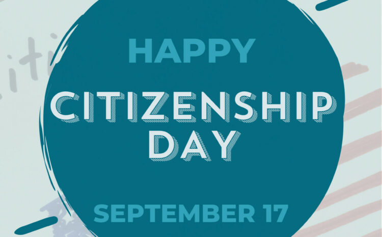  Happy Citizenship Day!